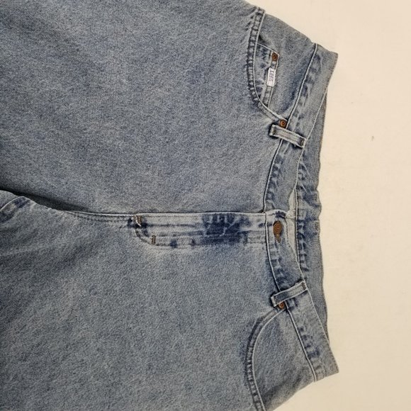 Vintage Nwt's Lee Mom Jeans Sz 18W Hi-Rise (36X30) Relaxed Fit Tapered Leg USA - Picture 8 of 11